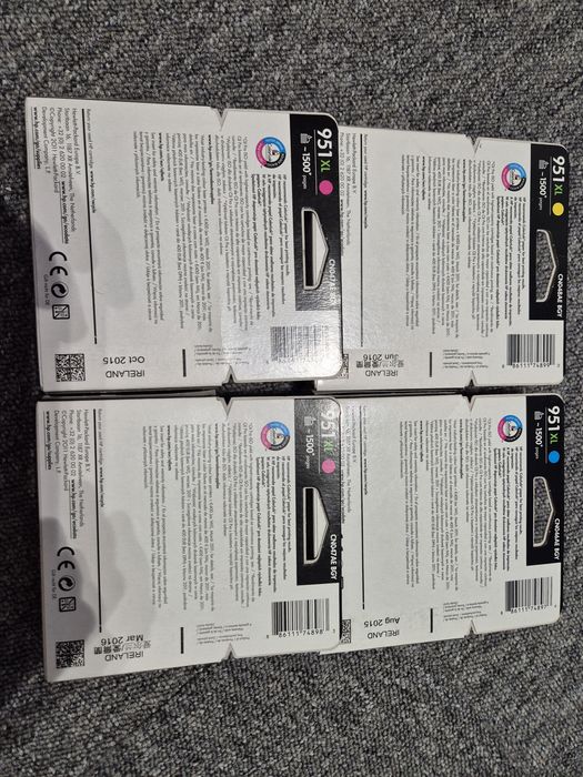 Tusze HP951XL HP 951 XL 2xMagneta, 1xCyan 1xYellow