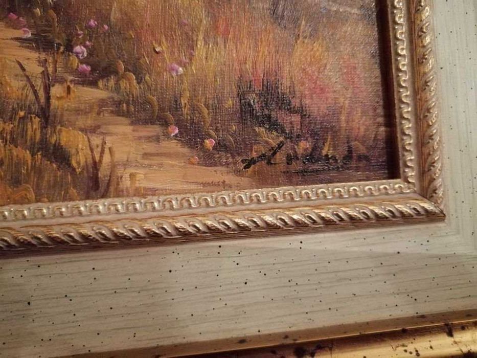 Quadro - Óleo sobre tela "Paisagem" - Assinado