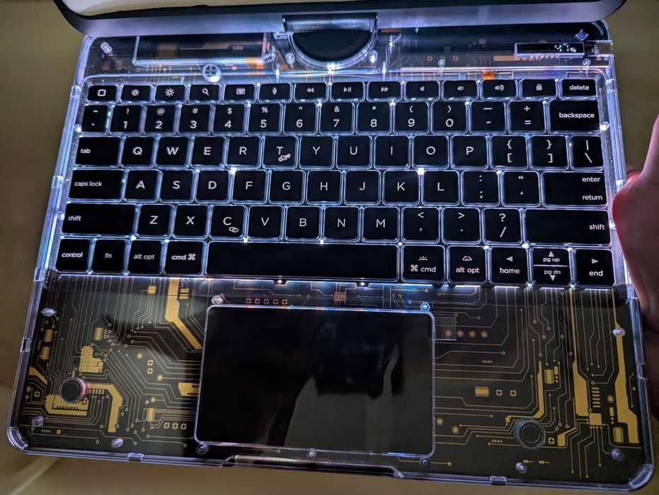 NEW чохол клавіатура з тачпадом підсвітка iPad Air Pro 12.9 13 " 2024