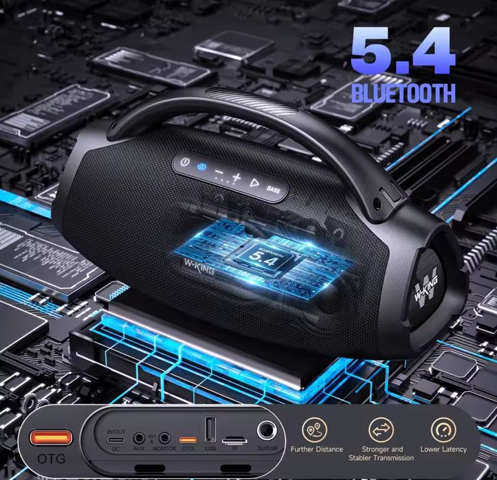 Блютуз колонка W-KING X20, X10, конкуренти JBL boombox 3, JBL Xtreme 3