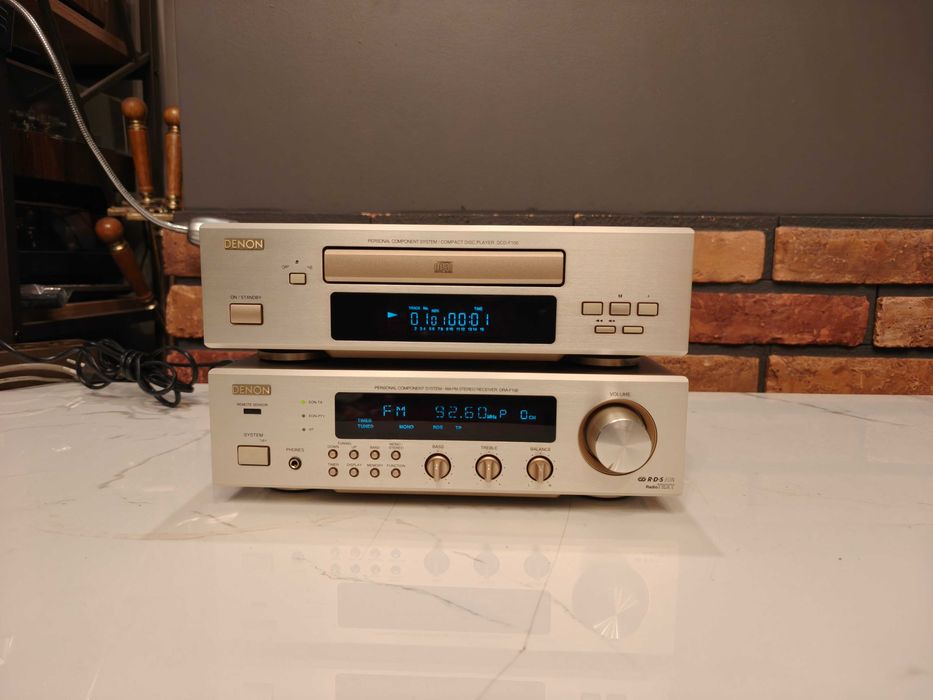 DENON DRA-F100 + DCD-F100 ! Amplituner + odtwarzacz ! Wieża