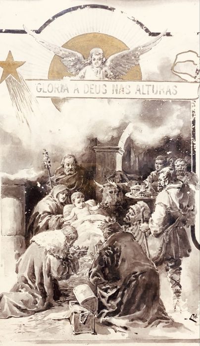 Antiga ilustração.