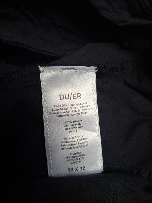 Spodnie męskie DUER NuStretch Relaxed Taper 36/32