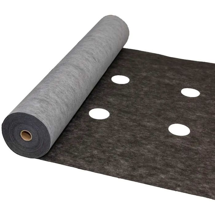 Агроволокно з перфорацією,чорно - біле.