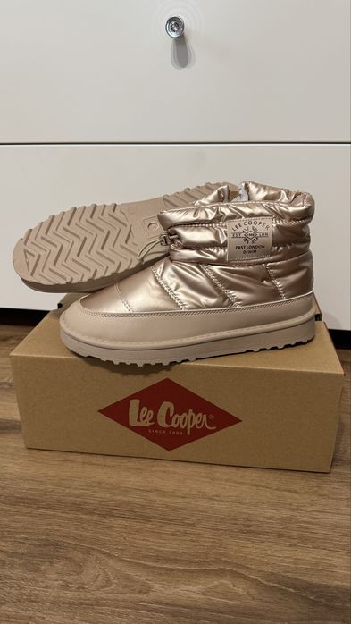 Śniegowce / botki zimowe Lee Cooper roz. 36 rose gold