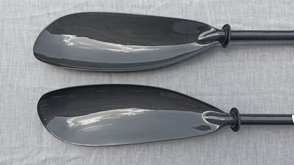 Kajakowe wiosło karbonowe, łyżka 750g Nowe