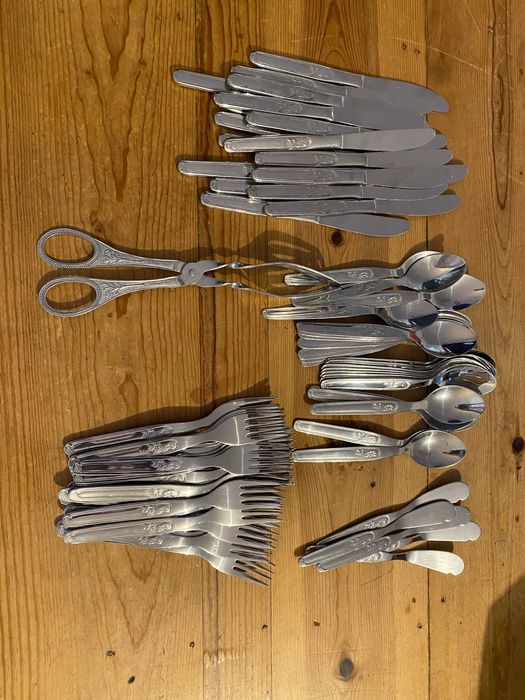 Talheres inox decorados