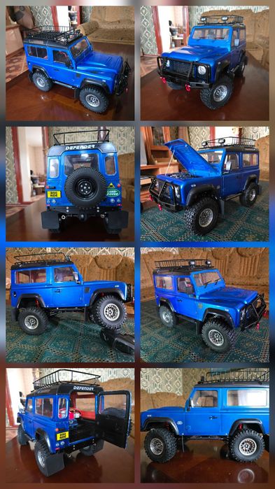 Машинка на радіокеруванні. Trophy. RC4WD 1/10 Land Rover Defender D90
