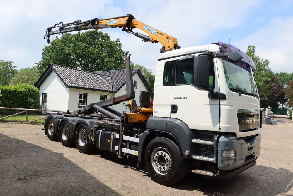 MAN TGS 35.400cv Grua EFFER 165-11/3s  com RadioComando e Amplirroll 8x4 ###OPORTUNIDADE###