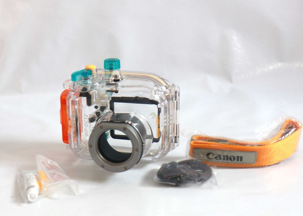 Caixa à prova de água Canon WP DC-12 para Canon A570 IS como nova