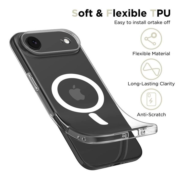 Etui Tech-Protect do iPhone 17 Air MagSafe Flexair Clear