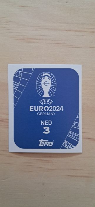 Cromo futebol de Frenkie de Jong(Euro 2024)da Panini