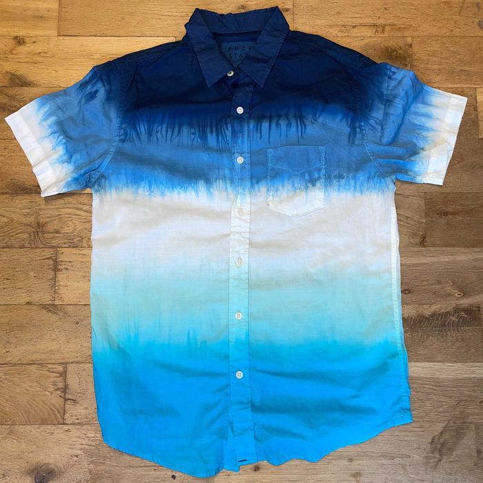 Free State Koszula Męska Modna Krótki Rękaw Rozm. S