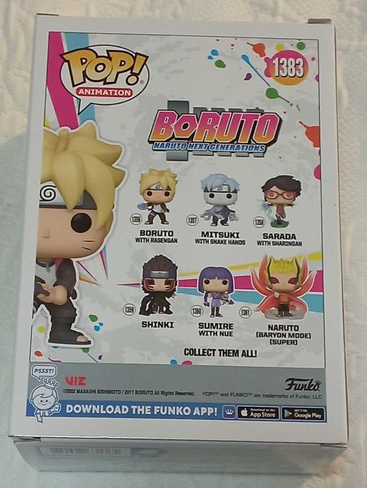funko pop boruto 1383 boruto with chakra blade chase