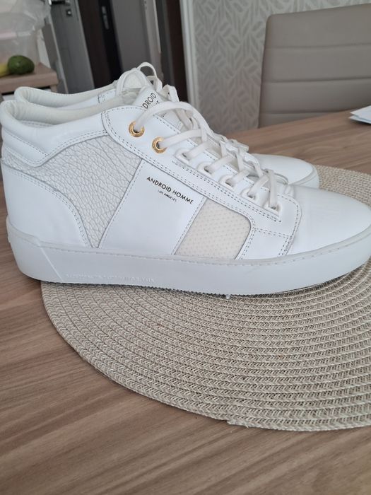 Buty sportowe męskie ze skóry naturalnej