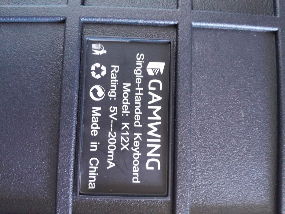 Teclado Single Handed Gamer