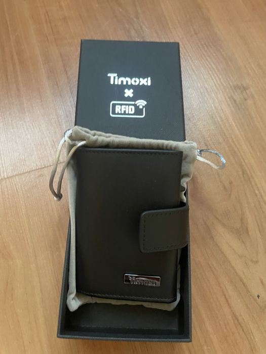 TIMOXI portfel skóra naturalna czarny CK0801, RFID blocker #2