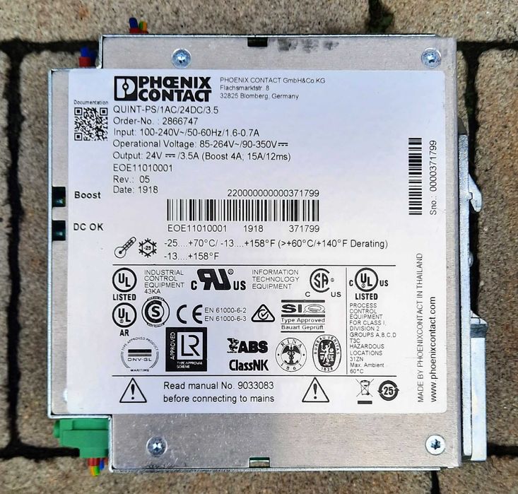 Zasilacz na szynę DIN Phoenix Contact quint-ps/1ac/24dc/3.5