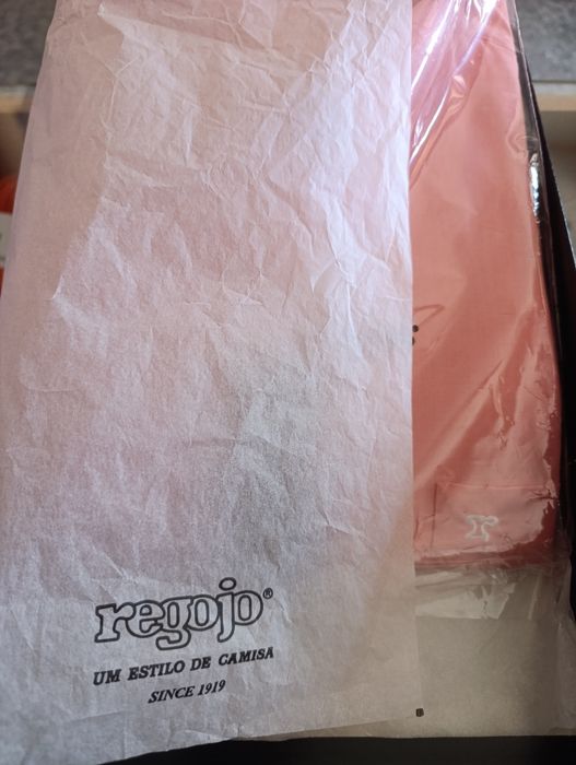 Camisa salmão Regojo tamanho 41
