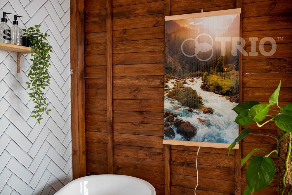 Карбоновий обігрівач-картина Тріо Річка