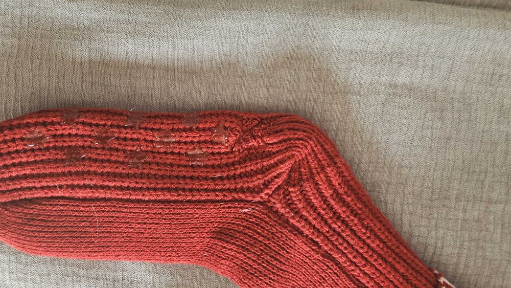 Meias quentes de Natal antiderrapantes.