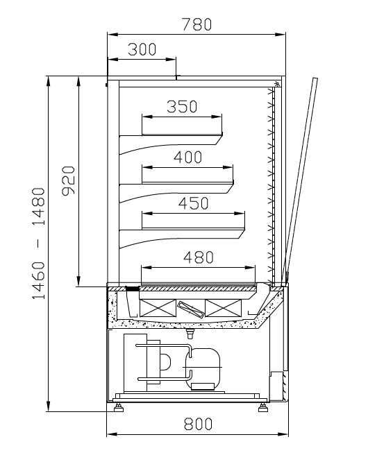 Lada witryna chłodnicza cukiernicza Ellada!Bochnia Cebea!