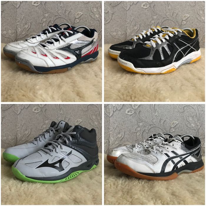 Гортайте усі фото, 30 пар, волейбольні Asics Mizuno 41 40,5 40 26 25,5