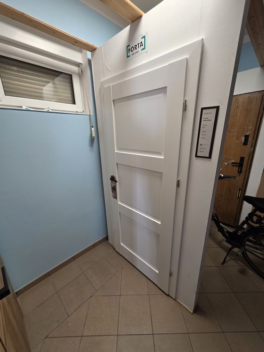 Drzwi wewnętrzne z oscieżnicą różne wzory I kolory z wystawki firmy Porta
