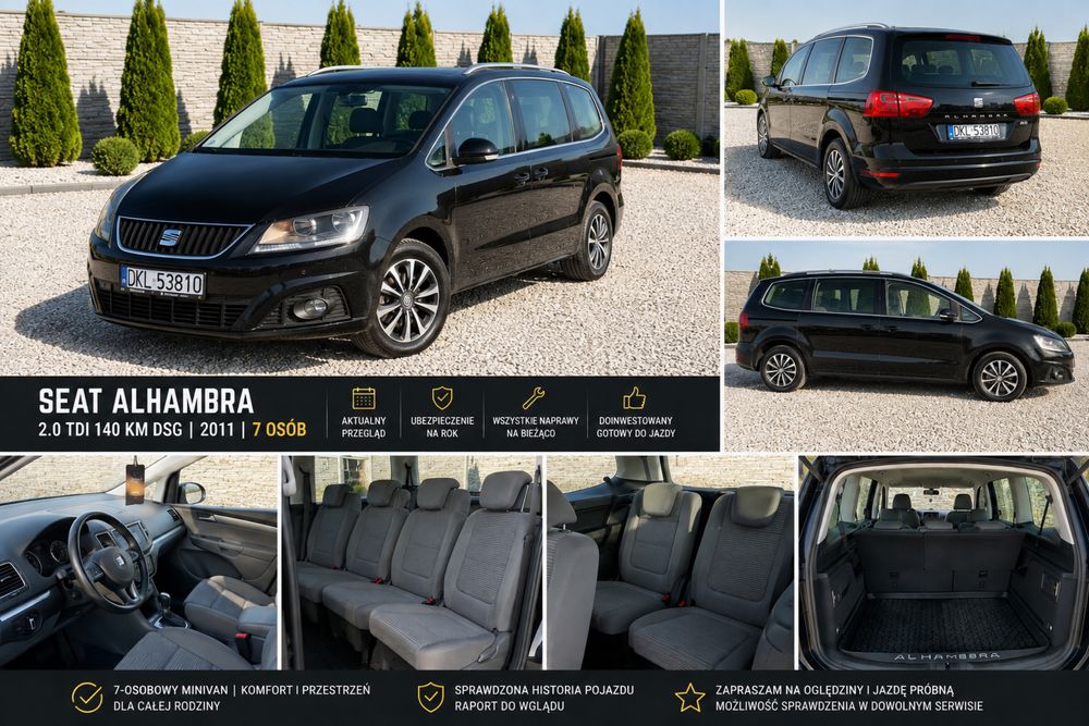Seat Alhambra 2.0 TDI 140/180 KM 2011
