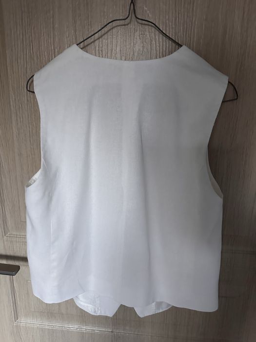 Льняна жилетка Zara , розмір S-M