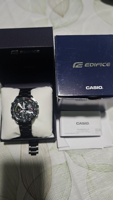 Zegarek męski EDIFICE ECB-900MP-1AEF EDIFICE bluetooth solar bransoleta  gwarancja
