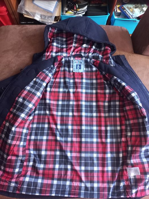 Casaco tipo canadiana para menino 8 anos azul