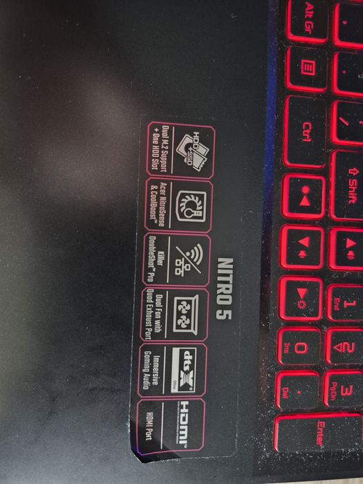 Laptop ACER  Nitro 5 AN515 57