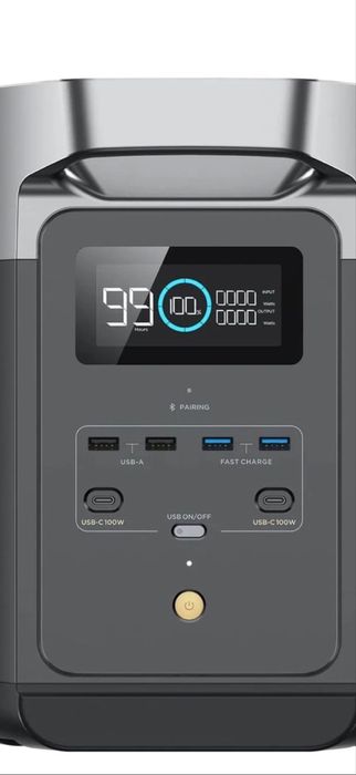 Наличие.Eco Flow delta 2 1800/3600w.доставка.установка.гарантия10 лет