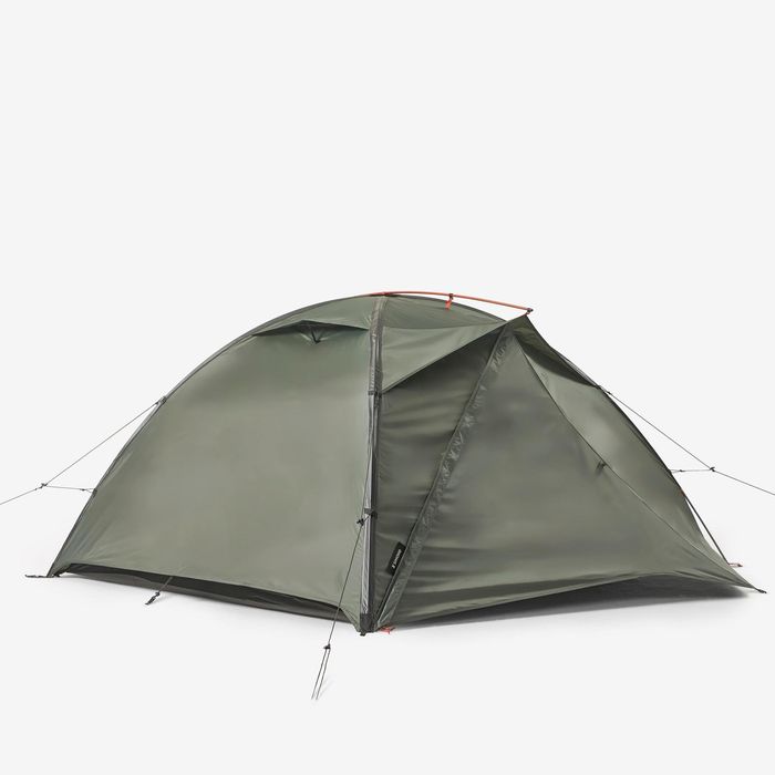 Tenda Abóbada de Trekking 3 Pessoas MT500 Caqui