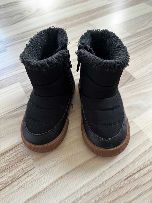 Czarne botki dziewczęce H&M 23