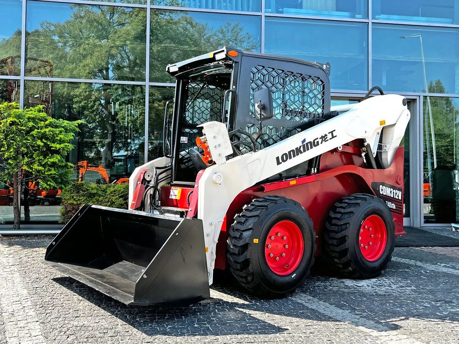 Lonking CDM312V CDM 312V  Ładowarka burtowa Lonking CDM312V jak Bobcat udźwig 1200 kg Kubota