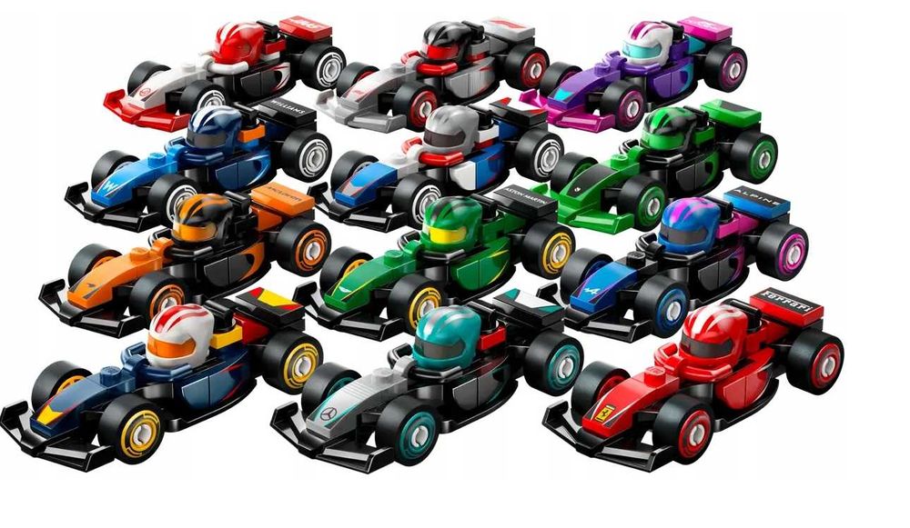 Lego minifigures 71049 BOLID formułaF1 NR 9 SAUBER