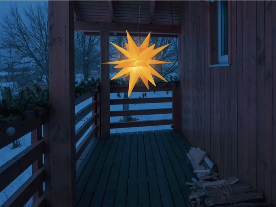 Декоративна LED підвіска "Зірка" 57 x 48 x 44 см 2,8W жовтий Livarno H