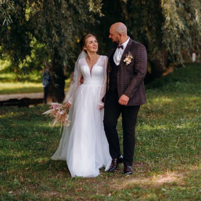 Весільна сукня, розмір M, 46, стан ідеал