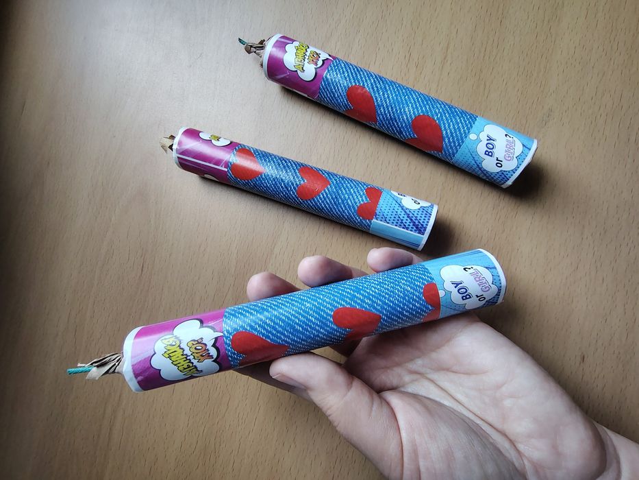 Гендер паті синій дим рожевий дим кольоровий дим для гендерпаті