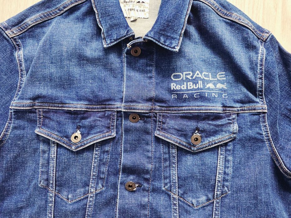 Red Bull Racing, Pepe Jeans kurtka jeansowa, katana, Formuła 1, F1, M
