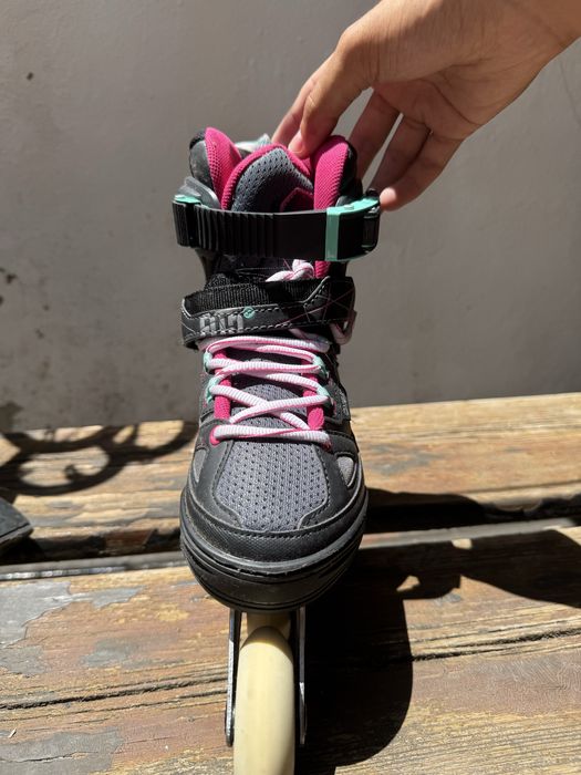 Patins em Linha Oxelo Fit 3 Ajustáveis