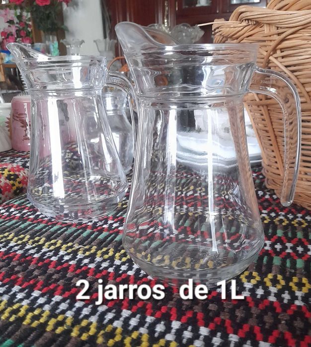 Jarros e Copos em Vidro
