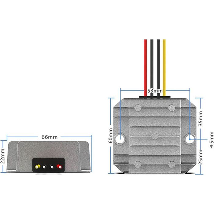 Przetwornica napięcia DC-DC VG-EPS Y1-C121905 – 12V na 19V 5A (95W)