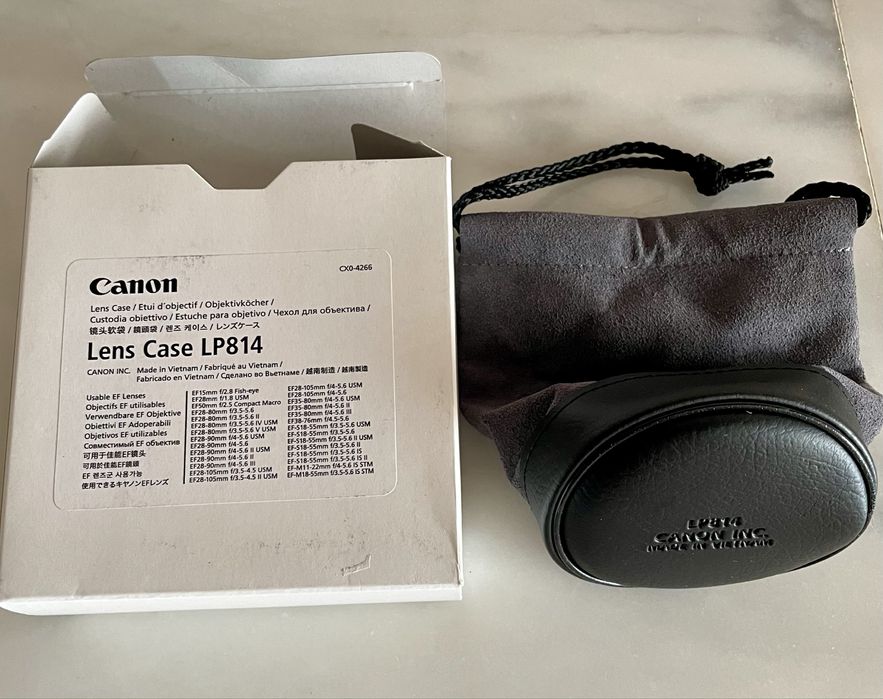 Estojo para Objetiva Canon LP814.