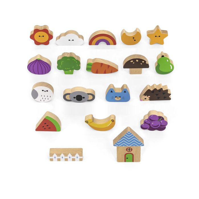 Viga 44658 Gra w ciemno - wylosuj i zagraj  drewniany