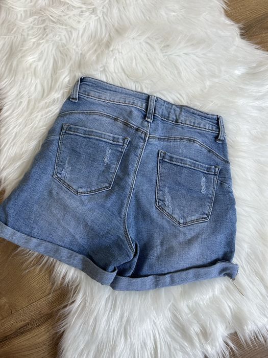 Niebieskie spodenki jeansowe XS/34