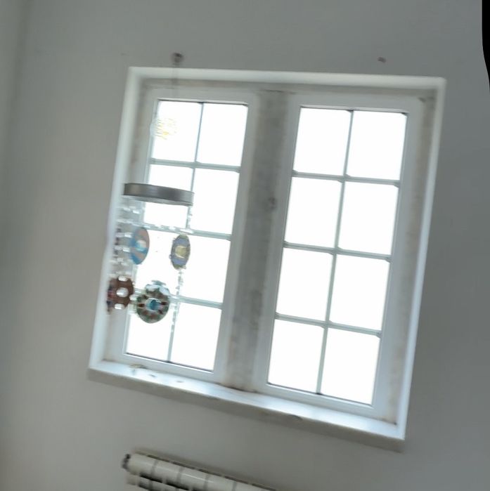 Janelas Fixos em aluminio Branco vidro duplo