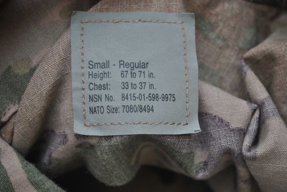 mundur multicam Army Combat Uniform SCORPION US ARMY SR small regular